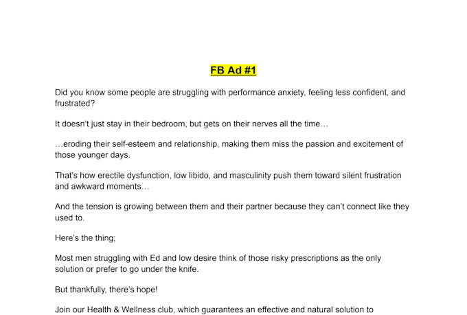 write facebook ad copy to boost clicks and conversions